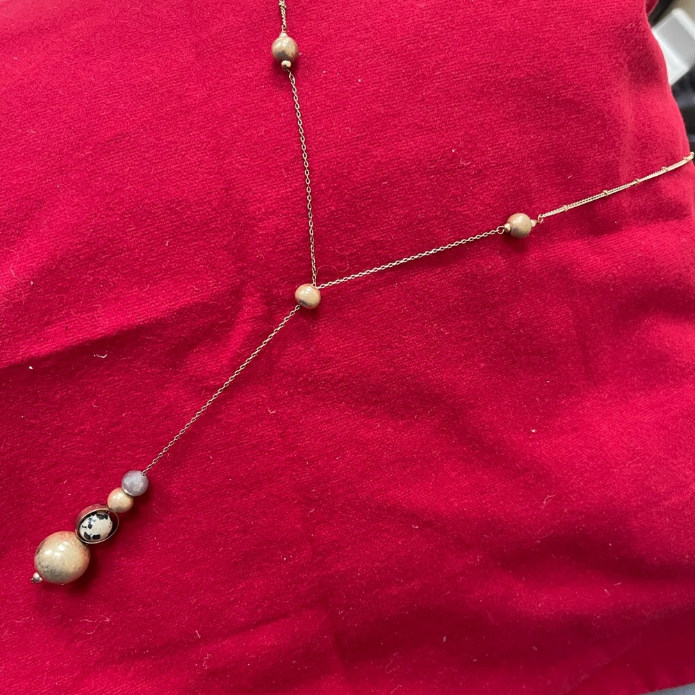 Elegant Gold Beaded Necklace